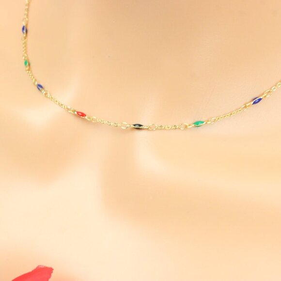 Minimalist Necklace Chain, Elegant Jewelry for Women & Girls | MLCRC1876 - Picture 9 of 10